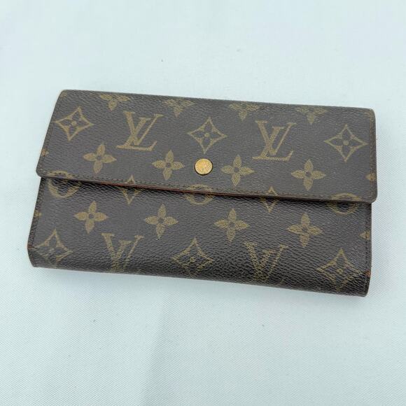 Vintage Louis Vuitton Monogram Canvas Long Wallet Authentic - Picture 4 of 16